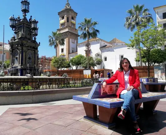 Roc&iacute;o Arrabal, en la plaza Alta