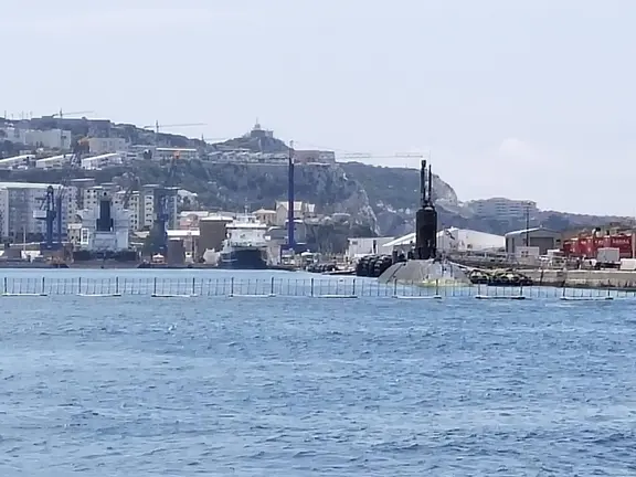 Reparaciones del 'HMS Triumph'