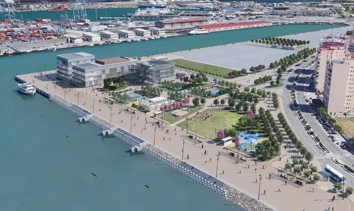 Proyecto del Lago Mar&iacute;timo y edificios de la APBA
