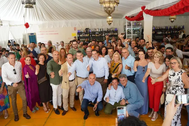 Acto del PP en la Feria de Algeciras