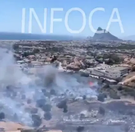 Incendio en Santa Margarita