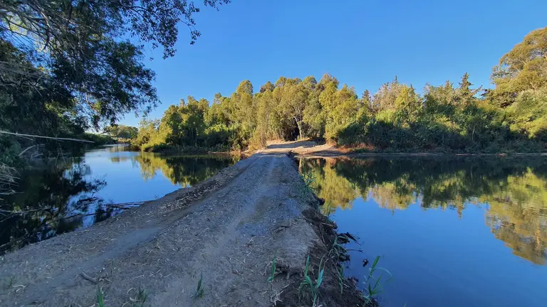 Cierre del r&iacute;o Guadiaro