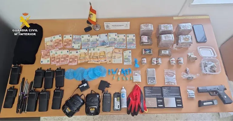 Decomiso del punto de venta de droga en Tarifa