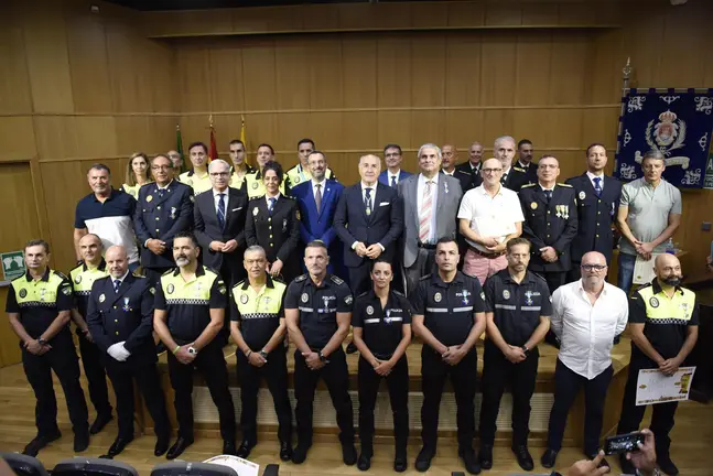 Distinciones de la Polic&iacute;a Local de Algeciras