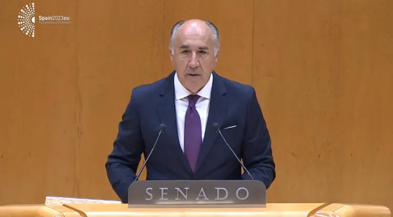 Intervenci&oacute;n de Landaluce en el Senado