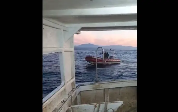 Un momento del incidente