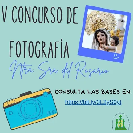 Cartel V Concurso de Fotograf&iacute;a 'Ntra. Sra. del Rosario'