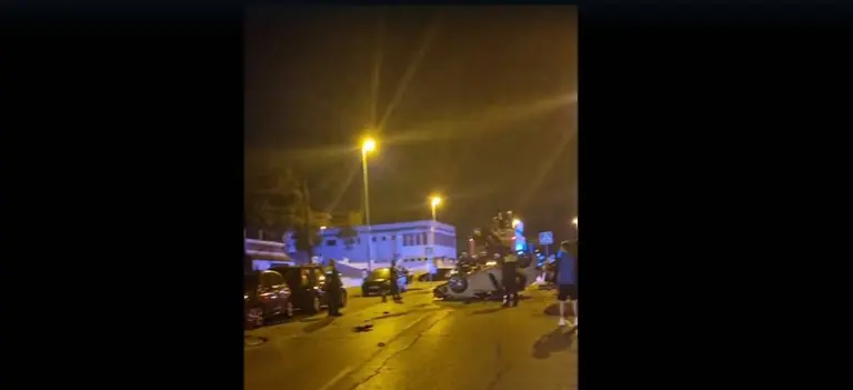 Imagen del accidente