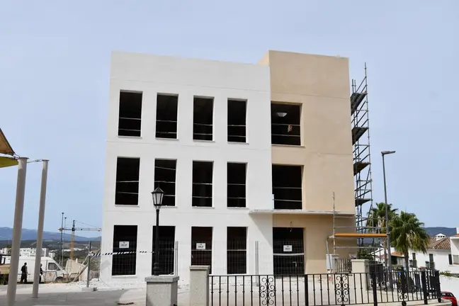 Obras de construcci&oacute;n del nuevo edificio formativo