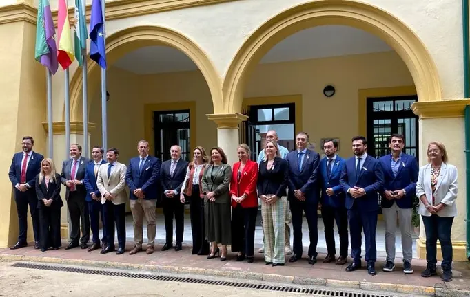 Visita de la consejera a la Mancomunidad