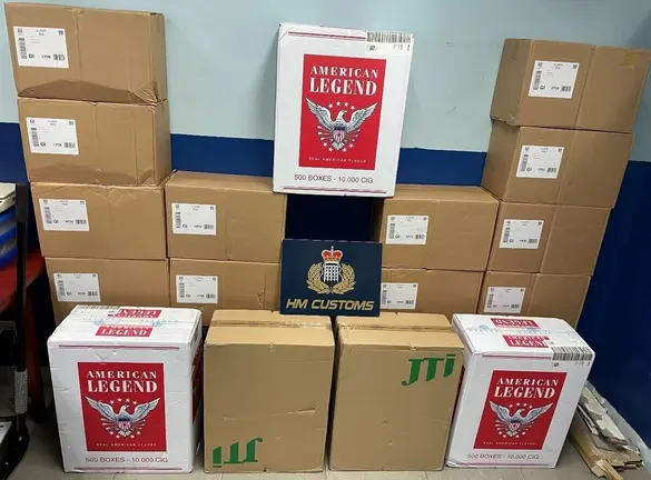 Tabaco incautado (ARCHIVO)