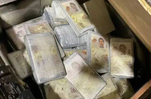 Imagen de los fardos intervenidos
