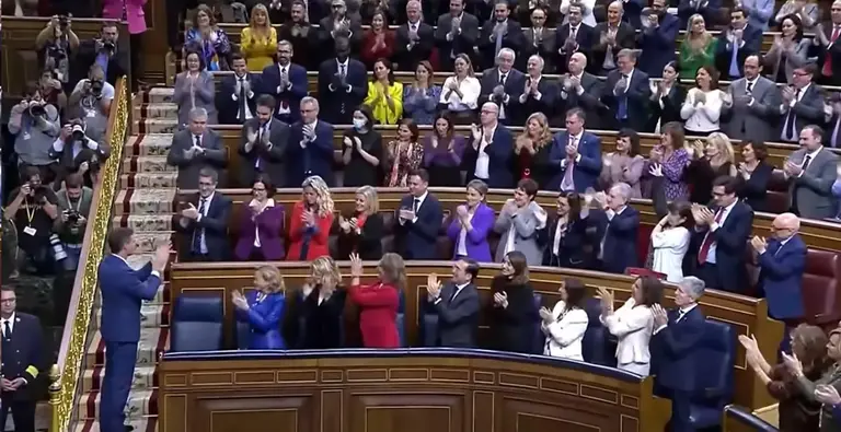 Investidura de Pedro S&aacute;nchez