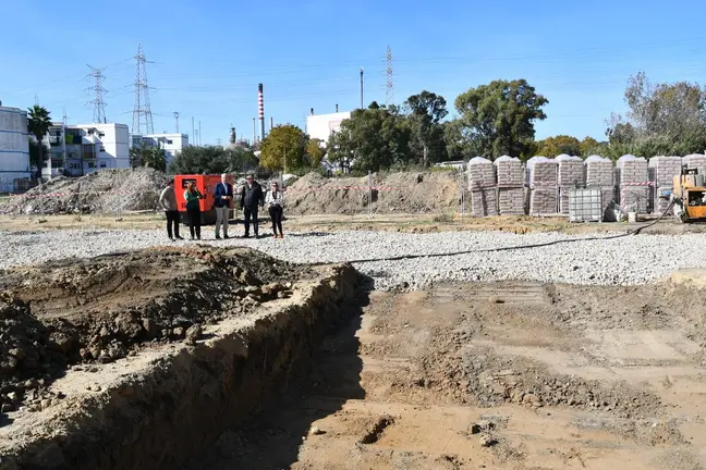 Visita a las obras