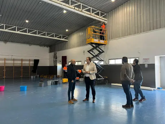 Visita a las obras