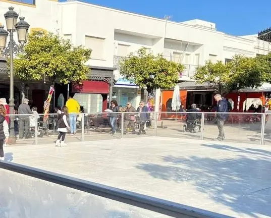 Pista de patinaje en Los Barrios