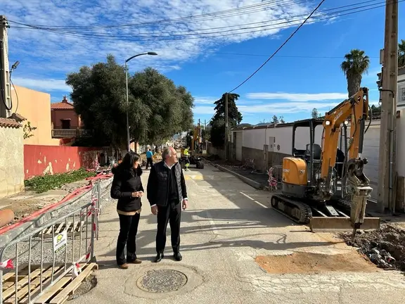 Visita a las obras de avenida Diputaci&oacute;n