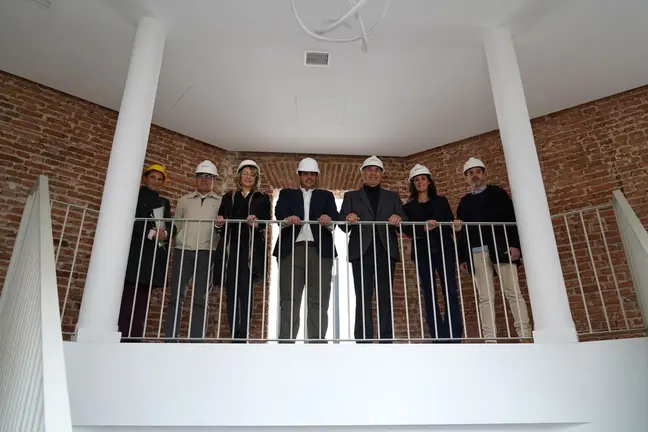 Visita a las obras del Centro de Inteerpretaci&oacute;n