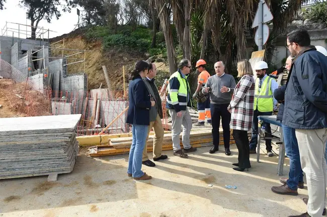 Obras en el talud del Acceso Norte