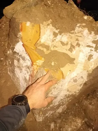 Restos arqueol&oacute;gicos que han aflorado