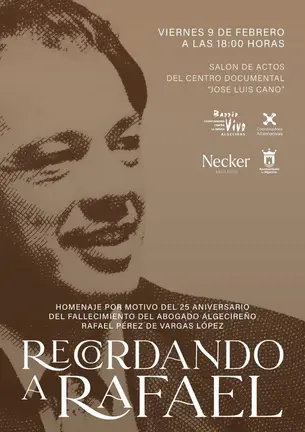 Homenaje a Rafael P&eacute;rez de Vargas