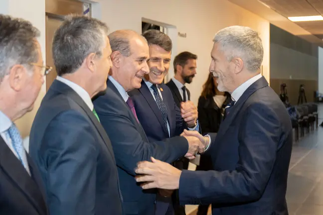 Grande Marlaska, durante su visita a Algeciras
