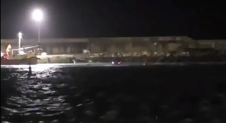 Un instante de la agresi&oacute;n