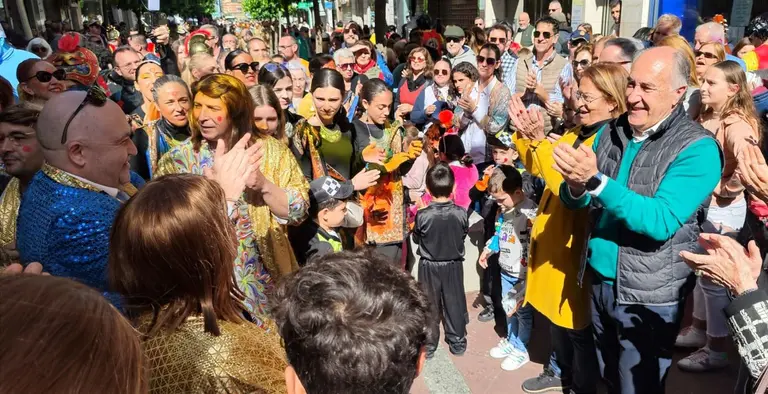 Un momento del pasacalles