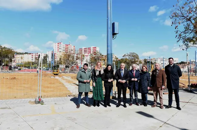 Visita a las obras del Parque Feria en Algeciras
