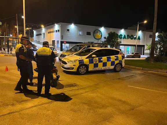 Control de la Polic&iacute;a Local de Algeciras