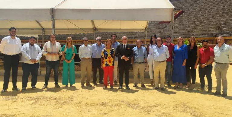 Autoridades en la Feria del Ganado 2024 en Algeciras