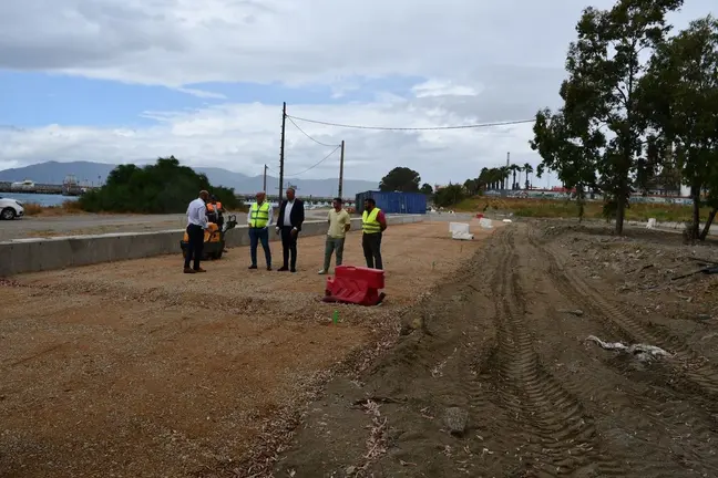 Visita a las obras en Puente Mayorga
