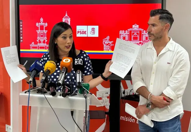Rueda de prensa del PSOE