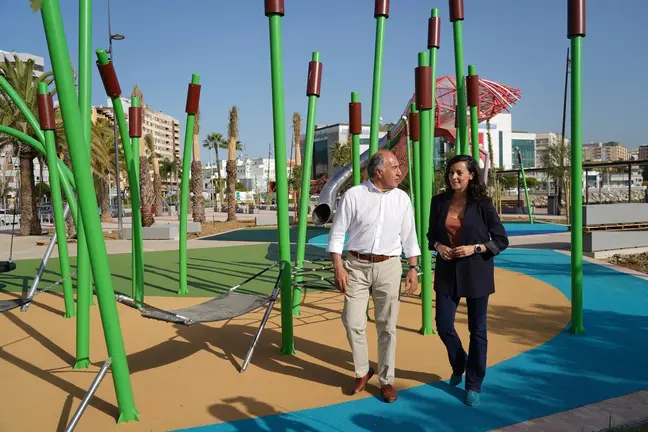 Visita a las obras de Landaluce y Rodr&iacute;guez