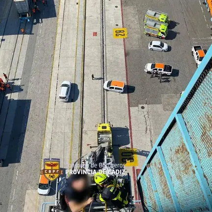 Momento del rescate