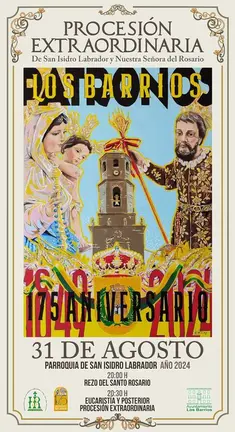 Cartel procesión extraordinaria Hermandad de San isidro