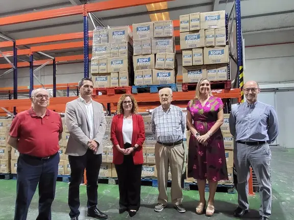 Cesi&oacute;n en el Banco de Alimentos