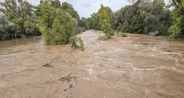 Crecida del r&iacute;o Guadiaro