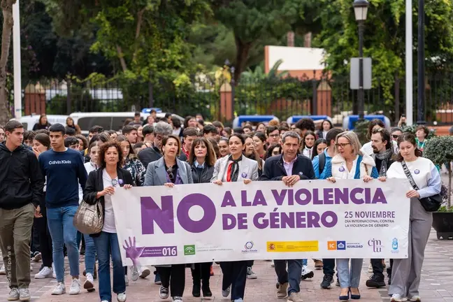 Marcha del 25N  en La L&iacute;nea
