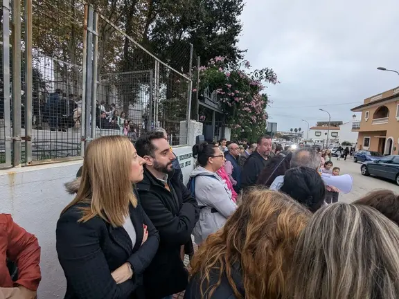 Protestas en el IES Sierra Luna