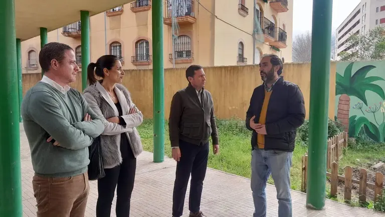 Javier Ros en el IES Mar de Poniente de La L&iacute;nea. - JUNTA DE ANDALUC&Iacute;A