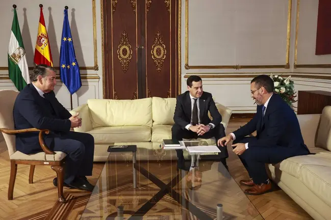 Reuni&oacute;n de Moreno con Franco