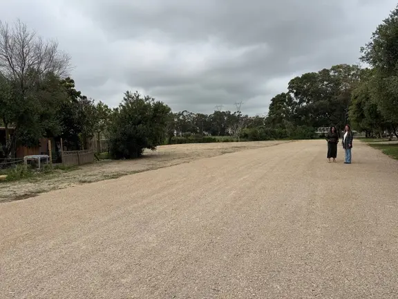 Zona de los aparcamientos