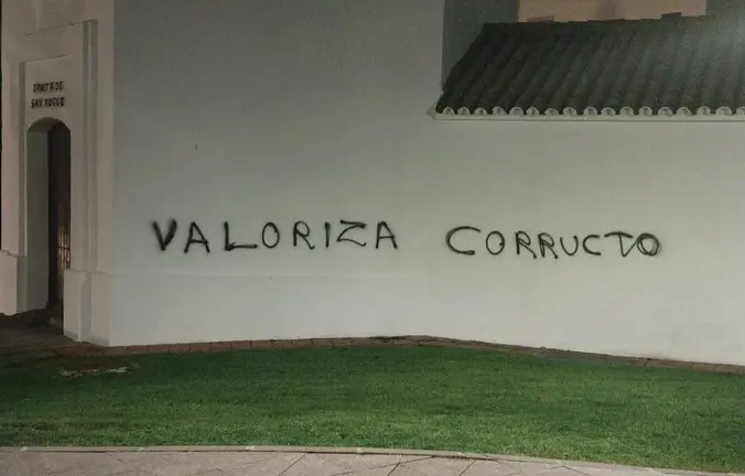 Pintada en la ermita de San Roque