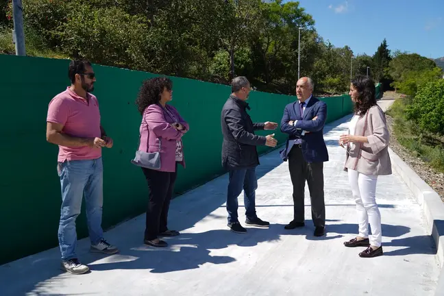El muro de Cortijo Vides, reparado