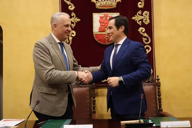 Ruiz Boix y el COnsejero de Justicia de la Junta
