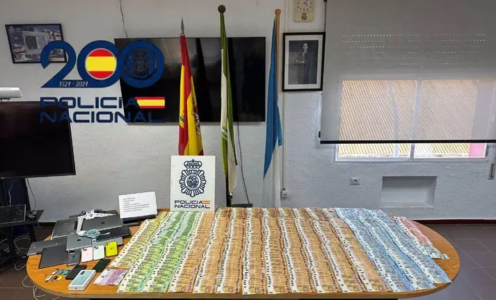 Dinero intervenido al clan desarticulado en La L&iacute;nea y Jimena. - POLIC&Iacute;A NACIONAL