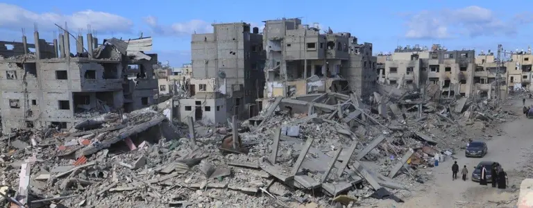 Devastaci&oacute;n en Gaza