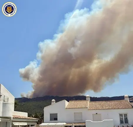 Incendio en Tarifa