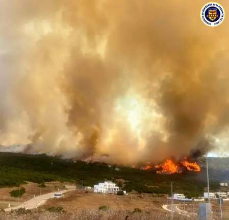 Incendio en Tarifa